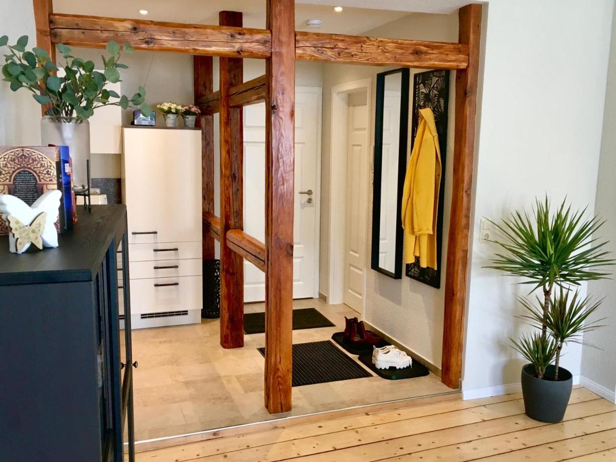 Schoene Ferienwohnung Am Mathildenbrunnen 크베들린부르크 외부 사진