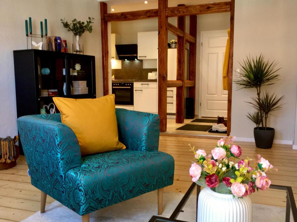 Schoene Ferienwohnung Am Mathildenbrunnen 크베들린부르크 외부 사진