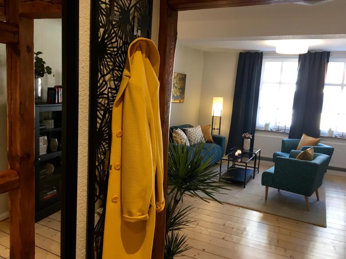 Schoene Ferienwohnung Am Mathildenbrunnen 크베들린부르크 외부 사진