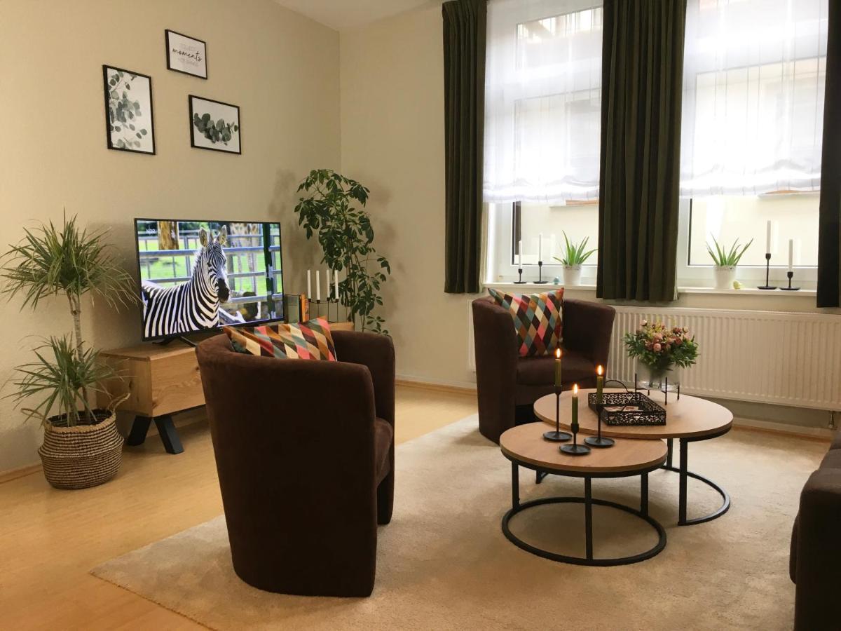Schoene Ferienwohnung Am Mathildenbrunnen 크베들린부르크 외부 사진
