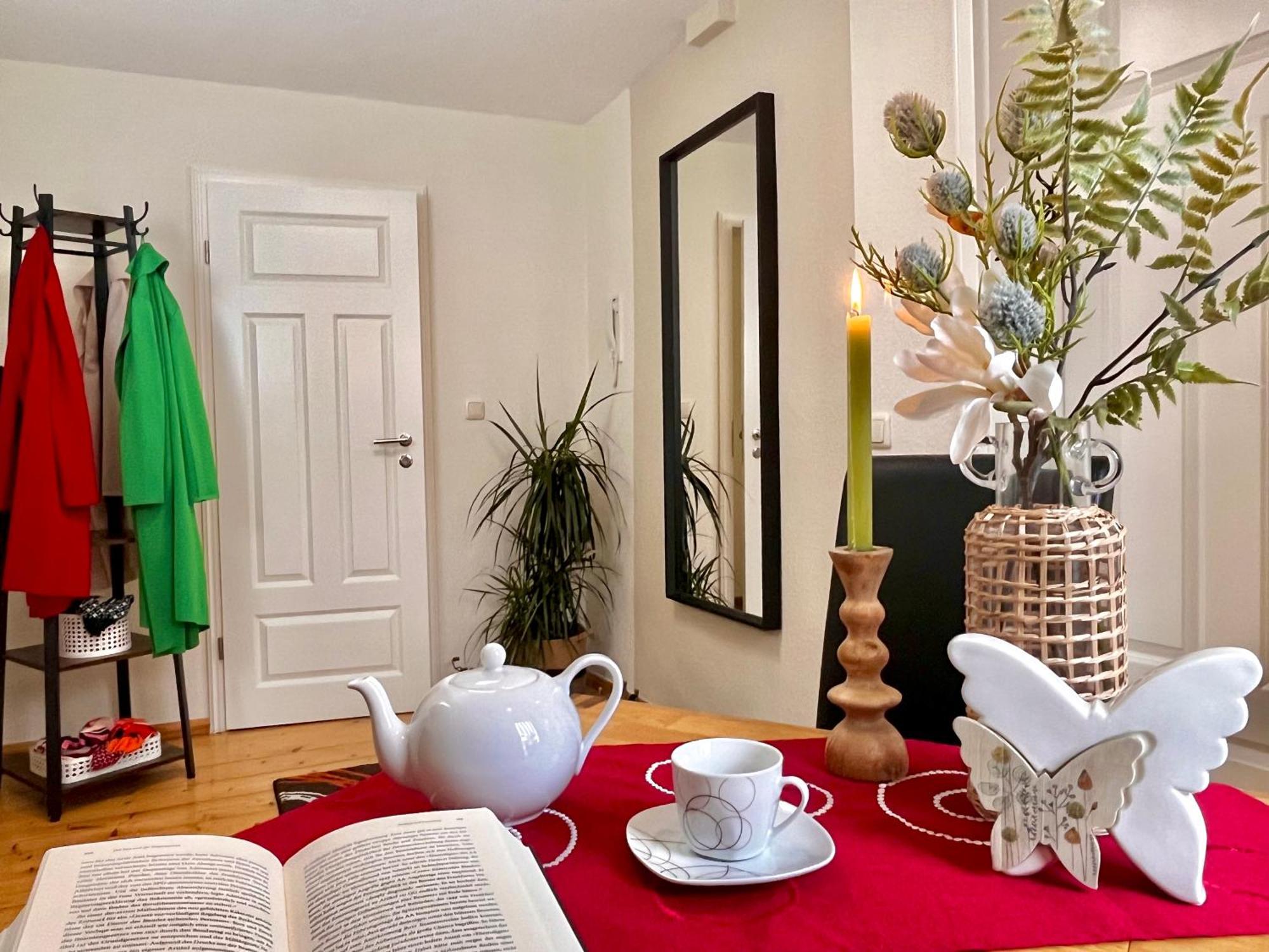 Schoene Ferienwohnung Am Mathildenbrunnen 크베들린부르크 외부 사진