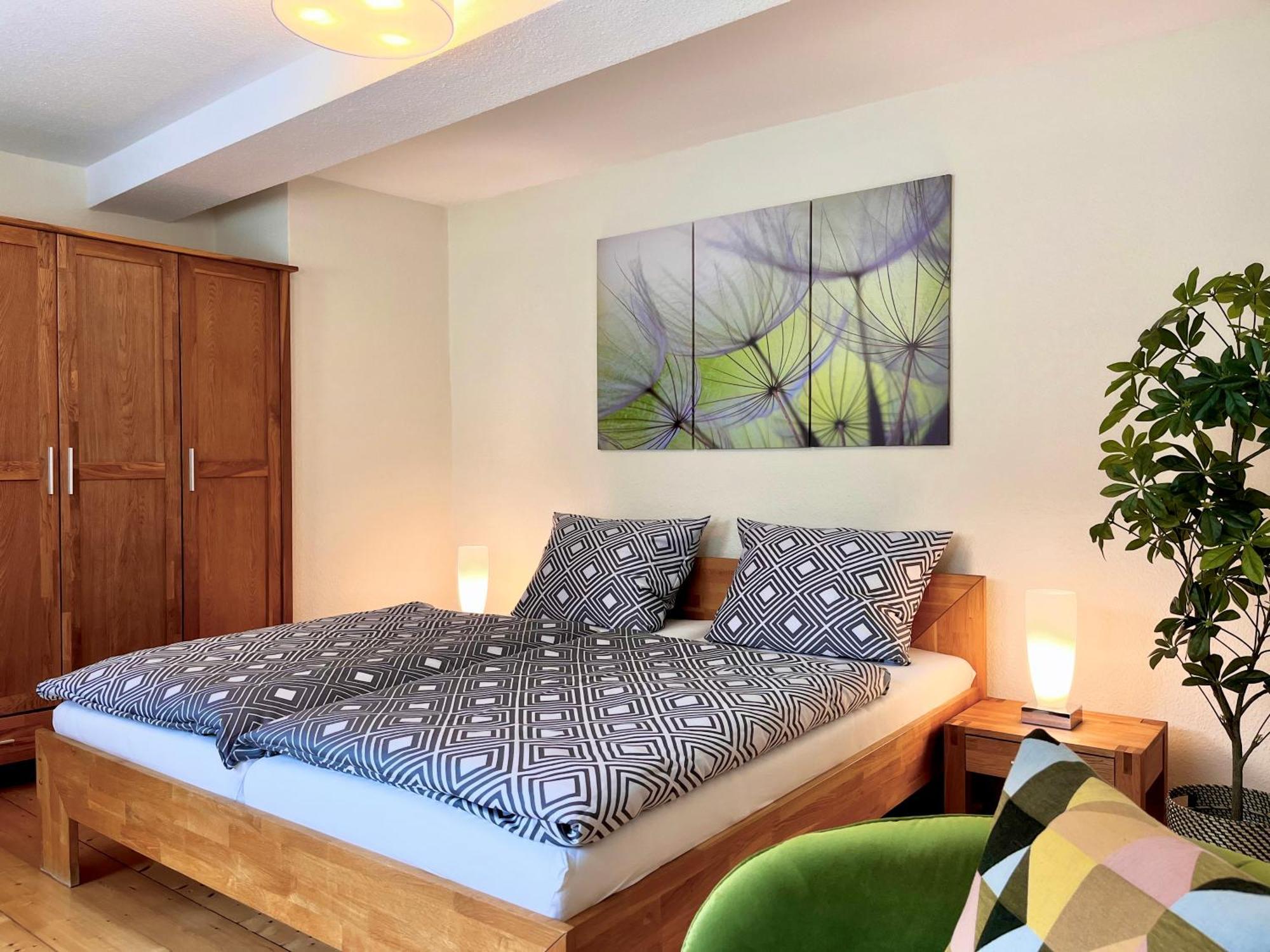 Schoene Ferienwohnung Am Mathildenbrunnen 크베들린부르크 외부 사진