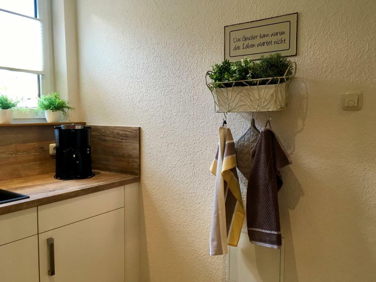 Schoene Ferienwohnung Am Mathildenbrunnen 크베들린부르크 외부 사진