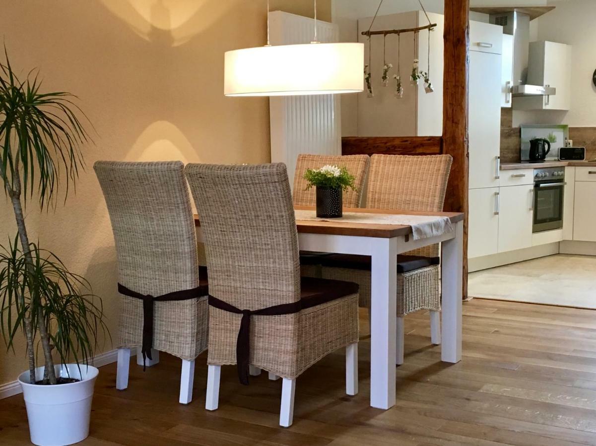 Schoene Ferienwohnung Am Mathildenbrunnen 크베들린부르크 외부 사진