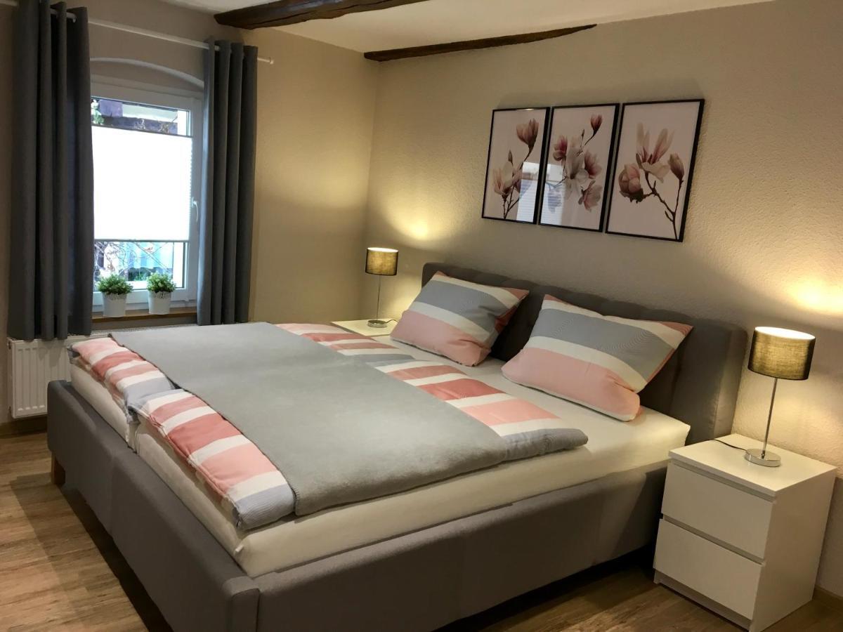 Schoene Ferienwohnung Am Mathildenbrunnen 크베들린부르크 외부 사진