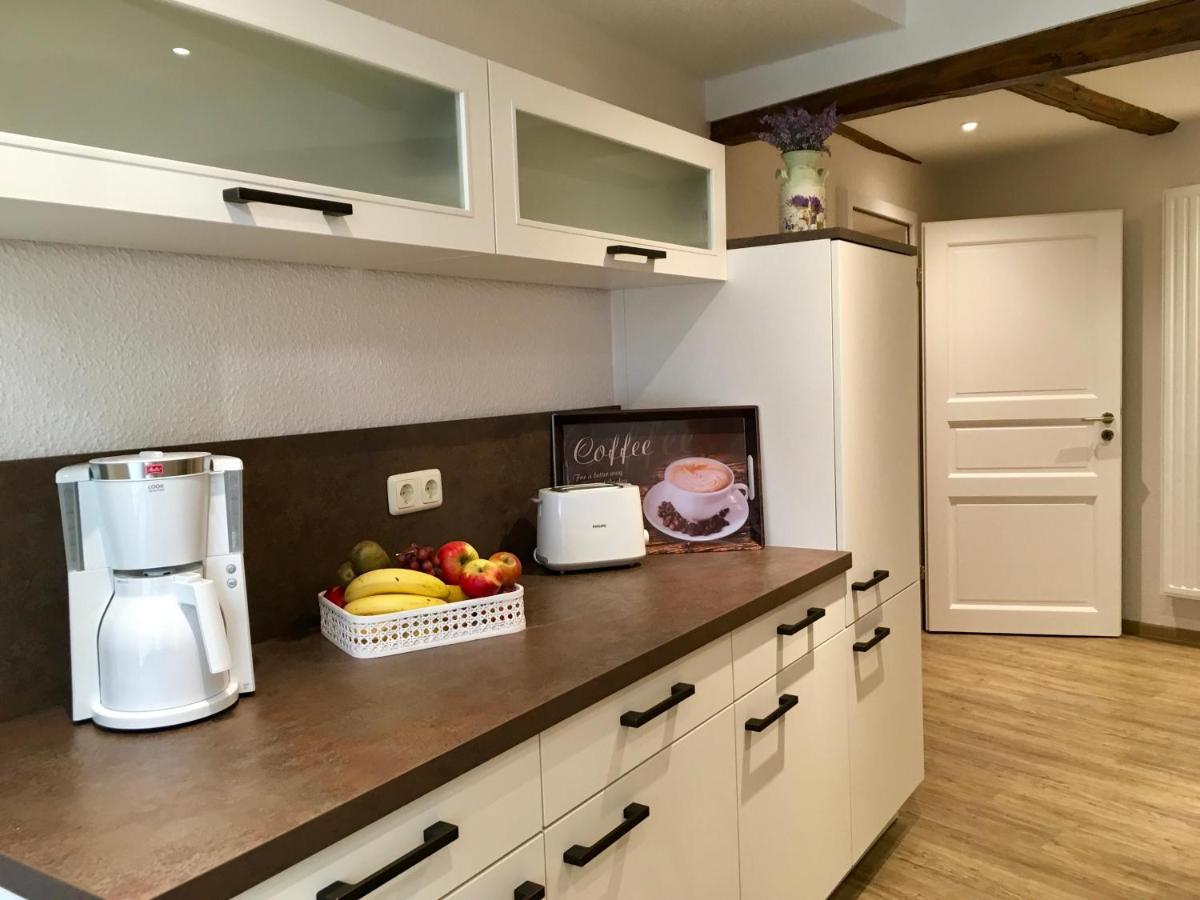 Schoene Ferienwohnung Am Mathildenbrunnen 크베들린부르크 외부 사진