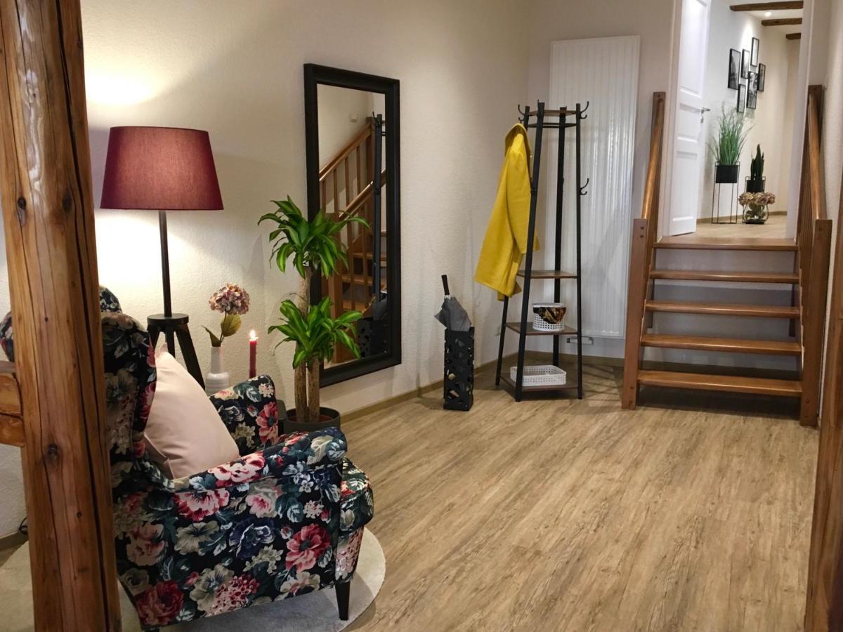 Schoene Ferienwohnung Am Mathildenbrunnen 크베들린부르크 외부 사진