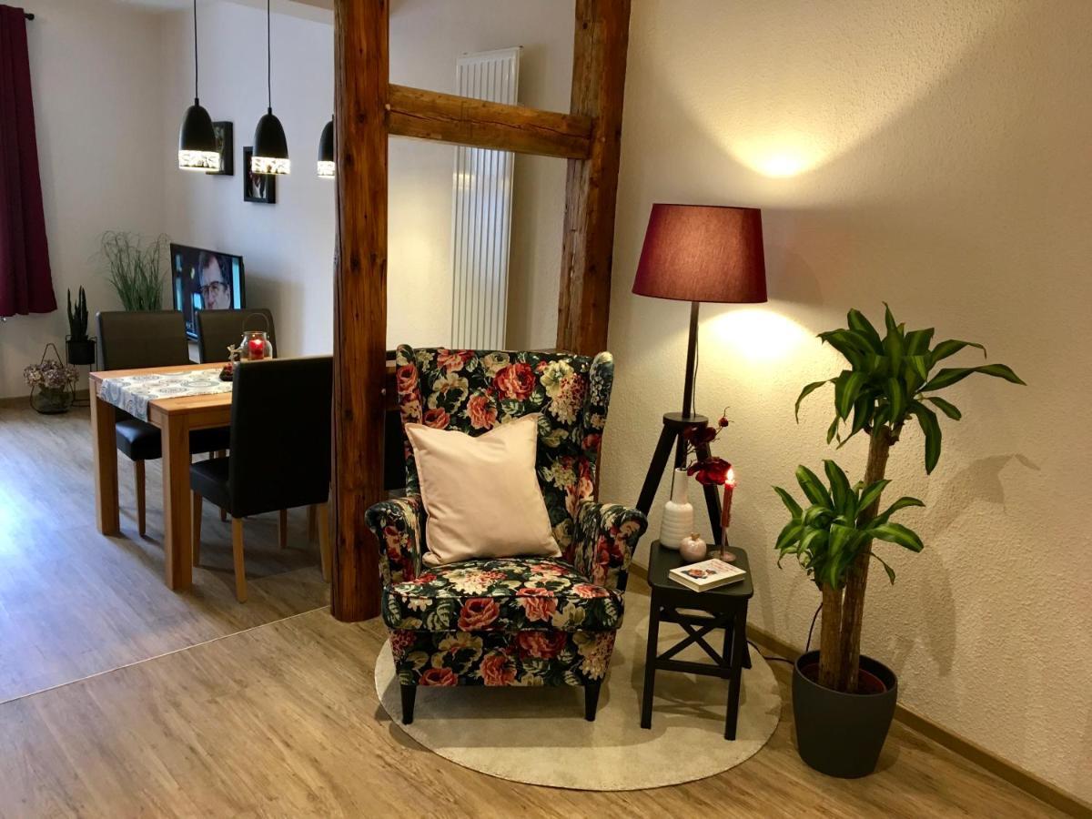 Schoene Ferienwohnung Am Mathildenbrunnen 크베들린부르크 외부 사진